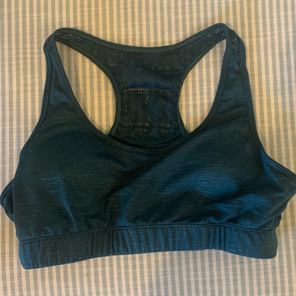 Teal ZYIA size XL sports bra
